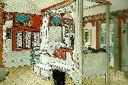 Carl Larsson pappas rum painting